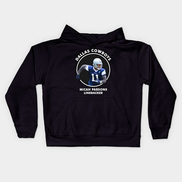 MICAH PARSONS - LB - DALLAS COWBOYS Kids Hoodie by Mudahan Muncul 2022